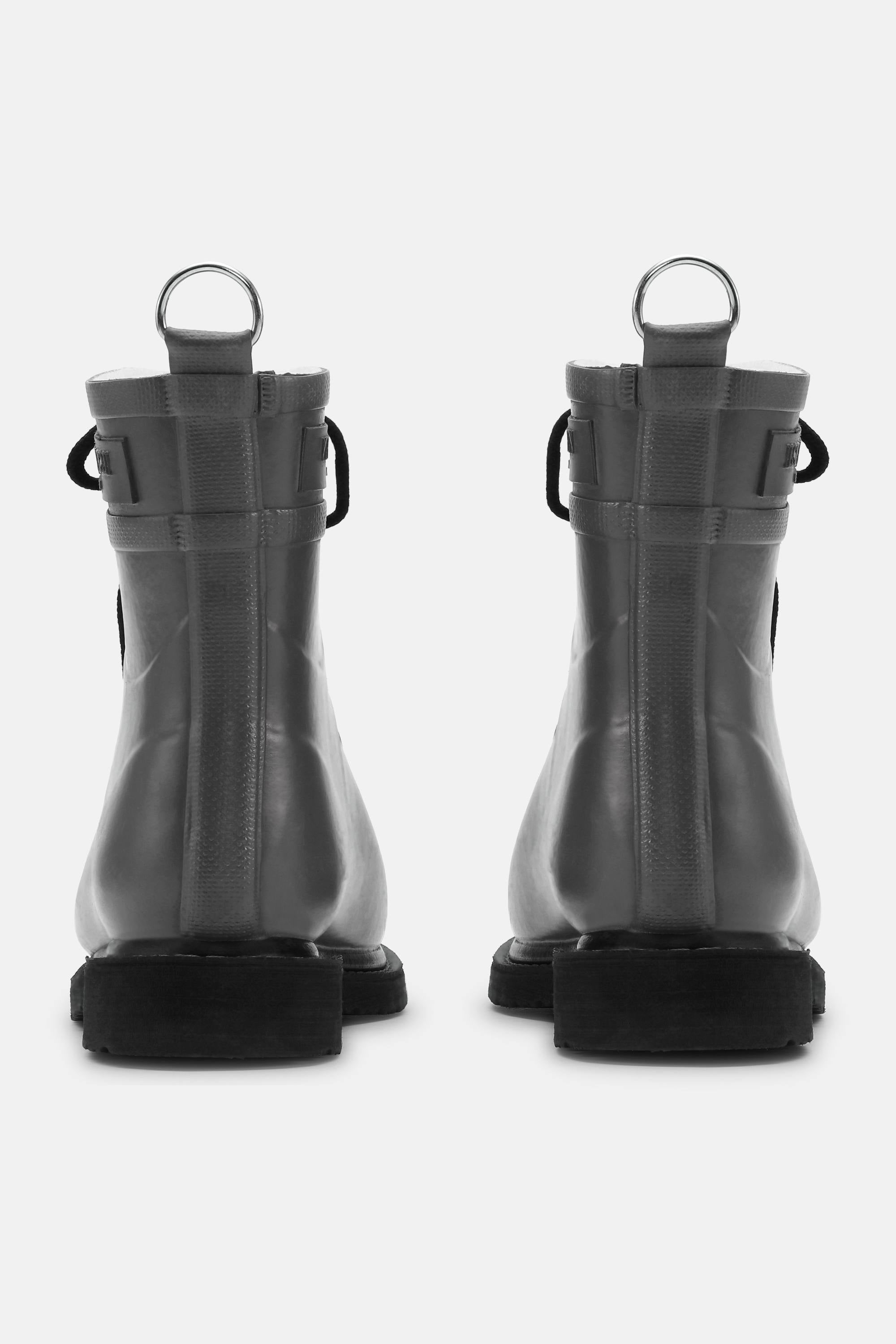 Short Rubber Boots - Grey